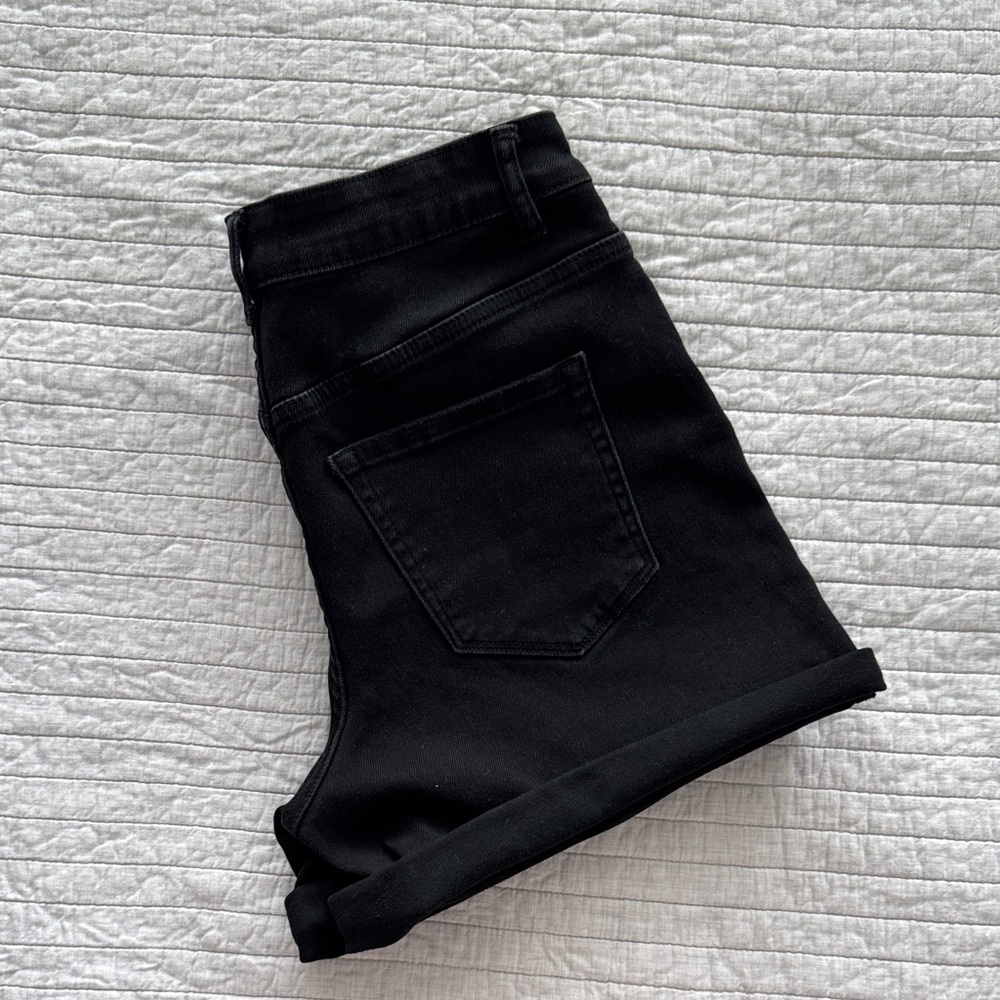 Black Jean Shorts - Picture 8 of 8